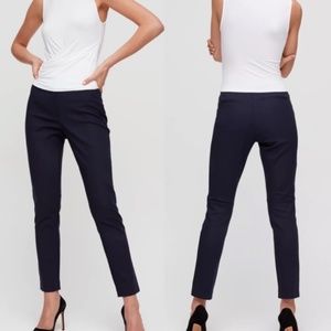 Aritzia Babaton Elliot Bi Stretch Cigarette Pants Navy.Size 8
